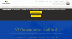 Desktop Screenshot of kommuninvest.se